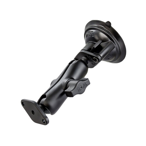 RAM Twist-Lock Suction Cup Double Ball Mount - Medium