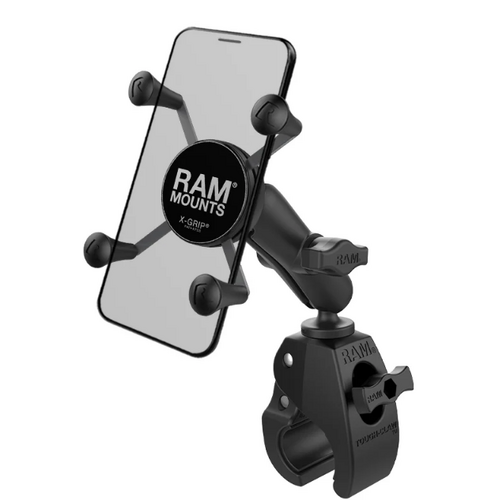 RAM X-Grip Phone Mount with RAM Tough-Claw™ Small Clamp Base - Medium